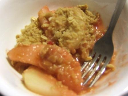 delightful pear crisp