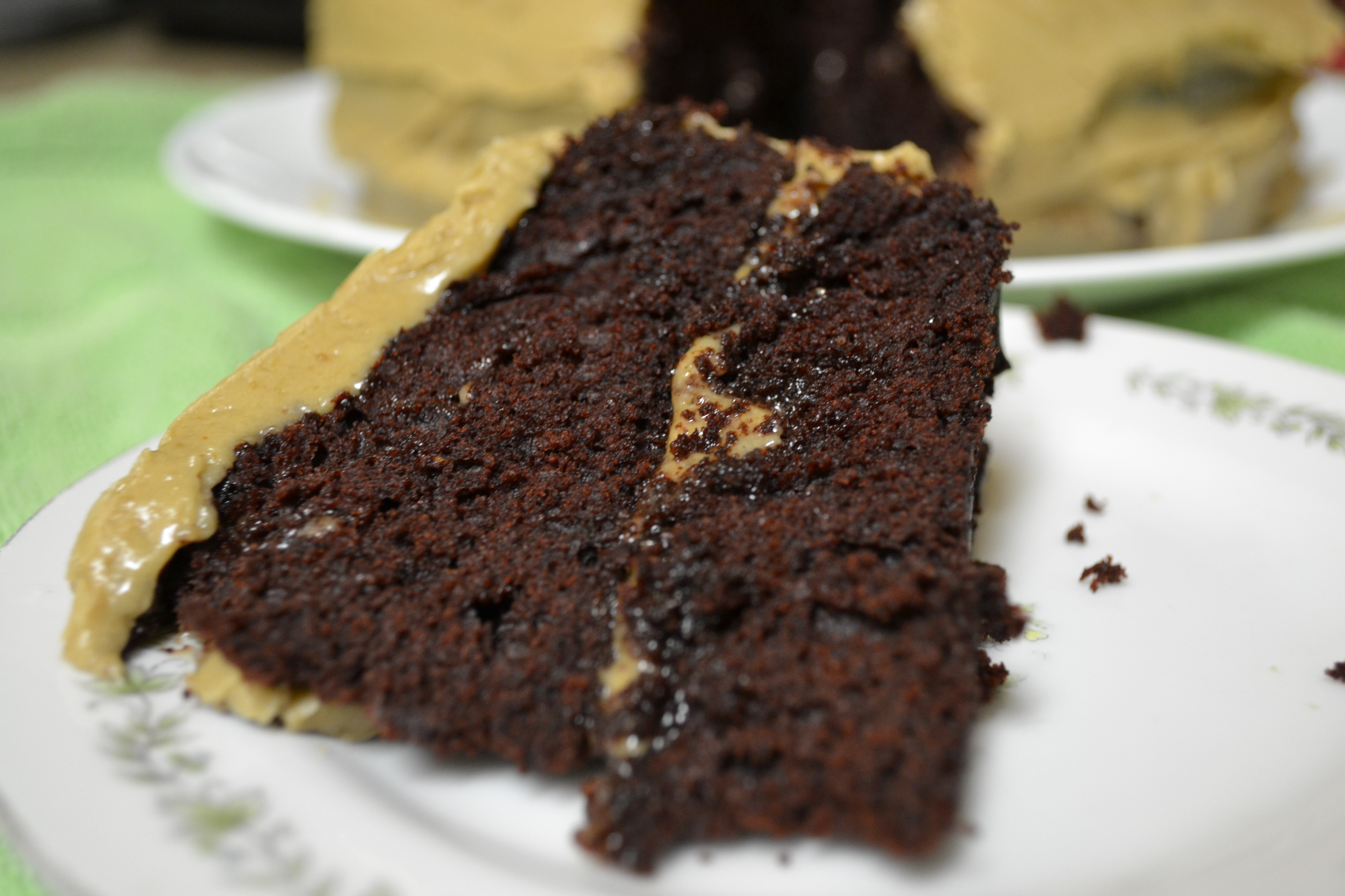 Chocolate Cake with Sunbutter Icing