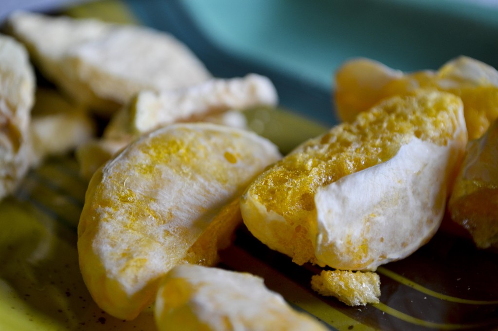 Crispy Green Tangerine and Cantaloupe